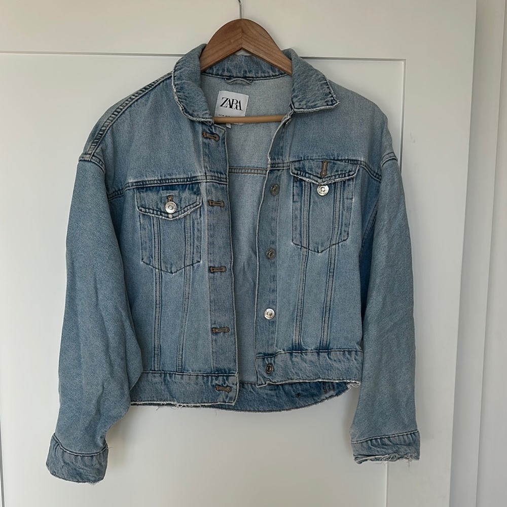 Zara Light Blue Denim Jacket